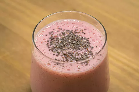 Cover for Banana and Red Berries Smoothie