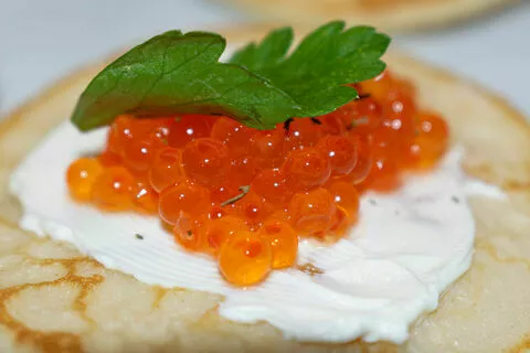 Cover for Caviar Crumpet Canapés